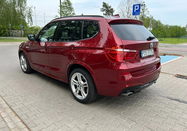 BMW X3 cena 65000 przebieg: 252000, rok produkcji 2012 z Ścinawa małe 232